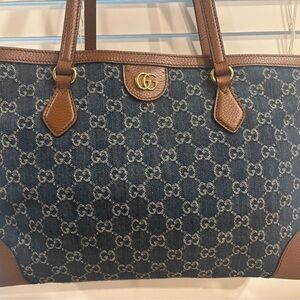 Gucci Denim Tote